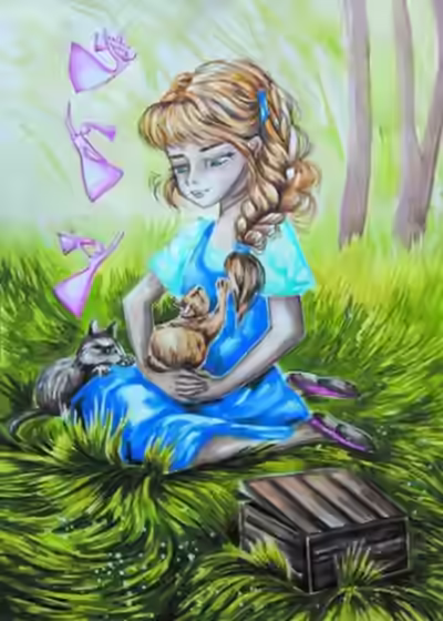 Аудиокнига Анютино детство — слушать онлайн бесплатно